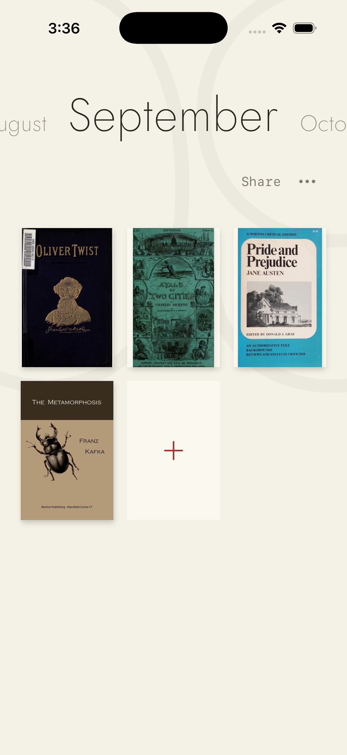 TMIR’s September shelf with four books